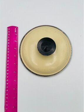 Vintage Club Brand Cookware Aluminum and Plastic Lid with Knob, Approx. 6.5-Inch